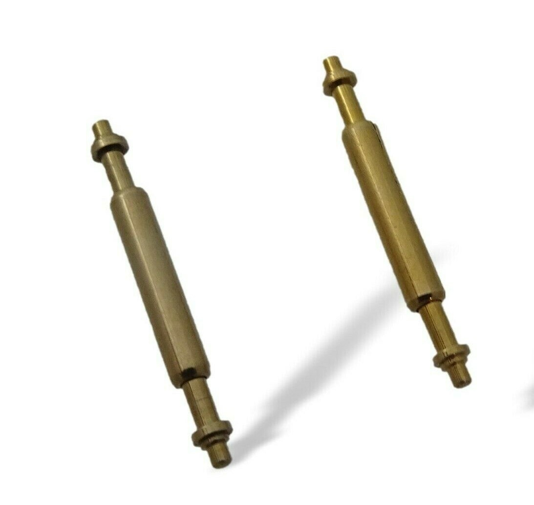 2 Rolex18k Yellow Gold Watch Datejust Pins Spring Bar 6917 69178 13mm 23-9361