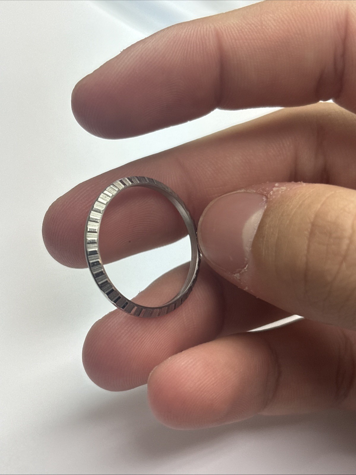 Rolex Bezel For A 28mm Watch as Is Stainless Steel Bezel