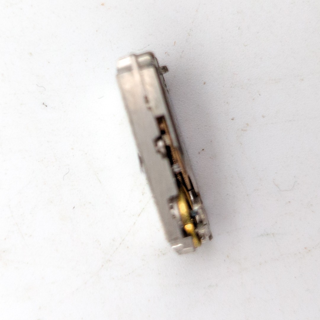 Vtg Piaget 2P Ladies Watch Baguette Movement 17 Jewels 650793 Mechanical Manual