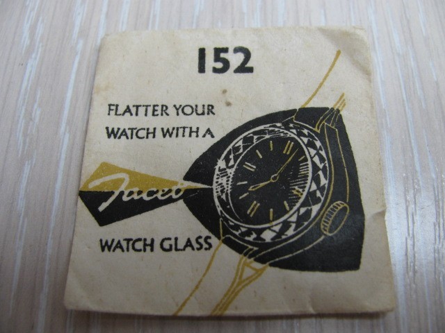 Ladies Facet Watch Crystal sizes 152mm