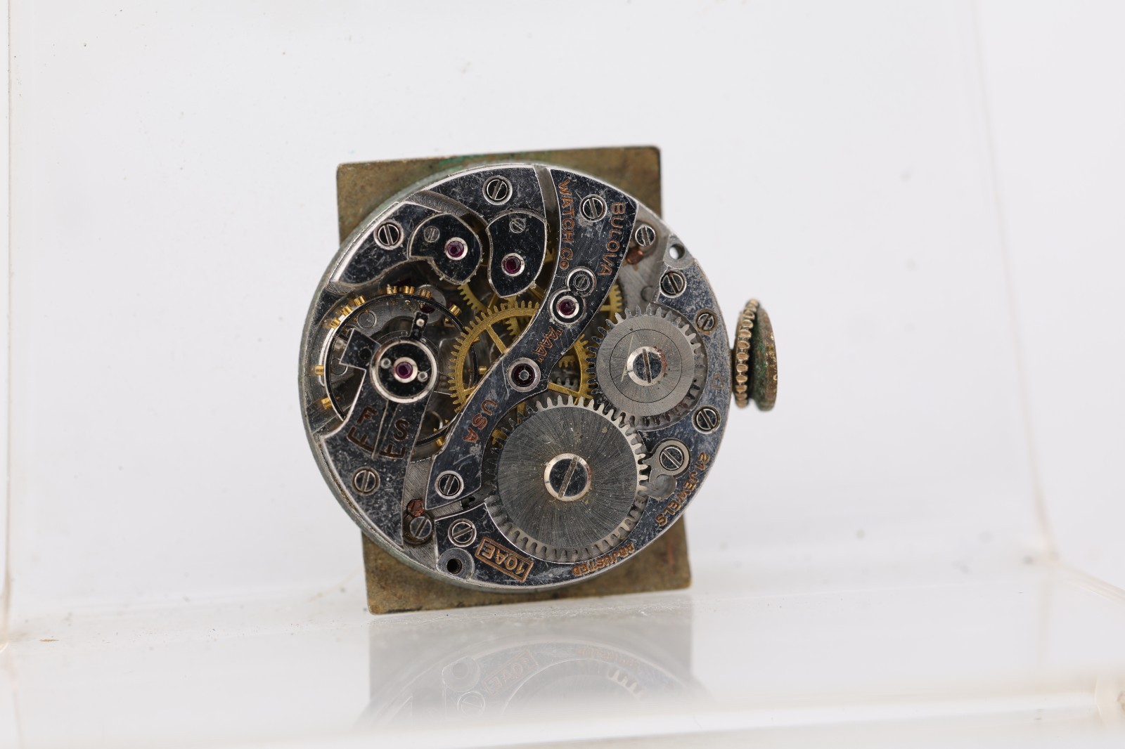 BULOVA cal. 10AE, 21j ‘AAA’ SWISS WRIST WATCH MOVEMENT, GOOD BALANCE (ON)