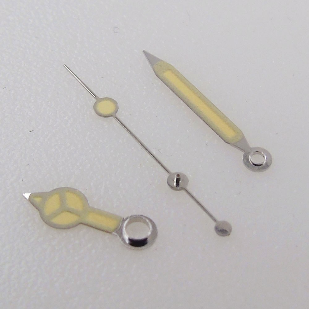 Silver Blue Green Red Watch Hand Needles Green Lume fit NH35 NH36 NH70 Movement