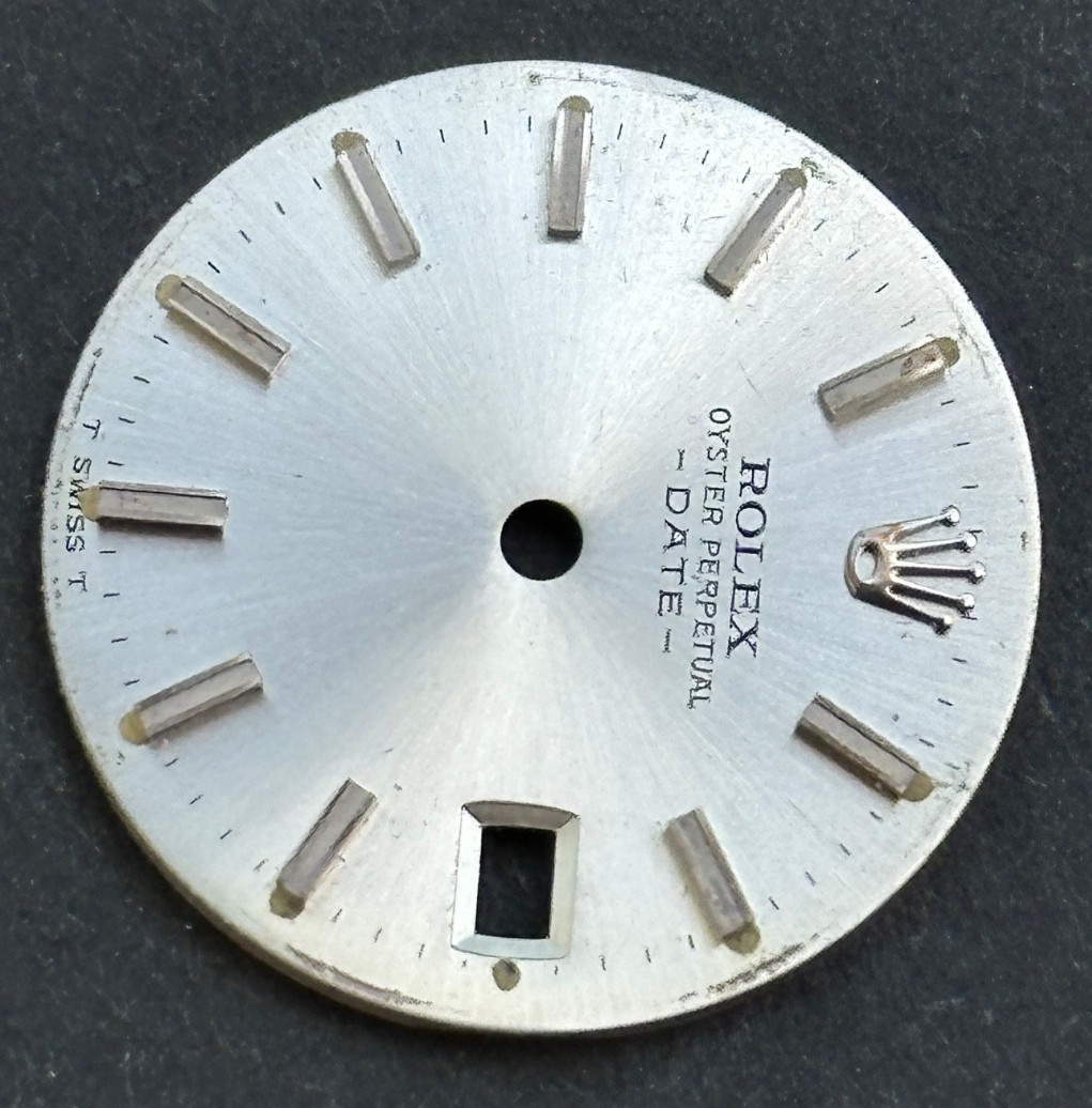 Vintage Rolex Oyster Perpertual Date Watch Dial For 26mm Case 6517 6519 6917