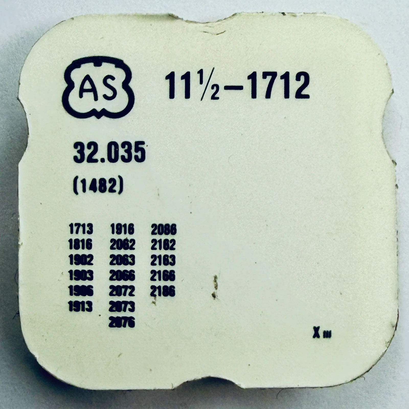 AS 1712 – Automatic Ratchet Wheel For Driving Wheel – 32.035 (1482)