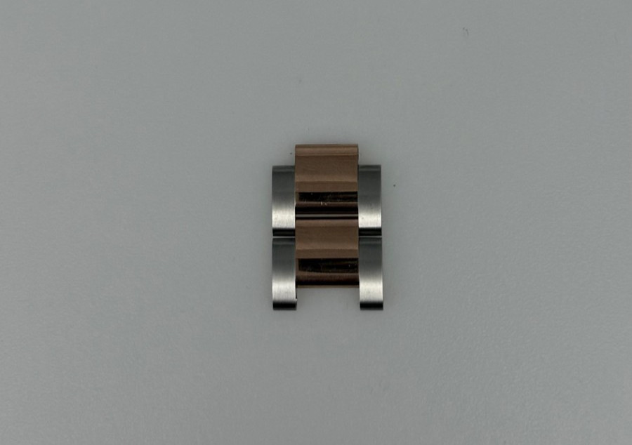 Two Rolex Oyster Two-Toned Rose Gold Links
