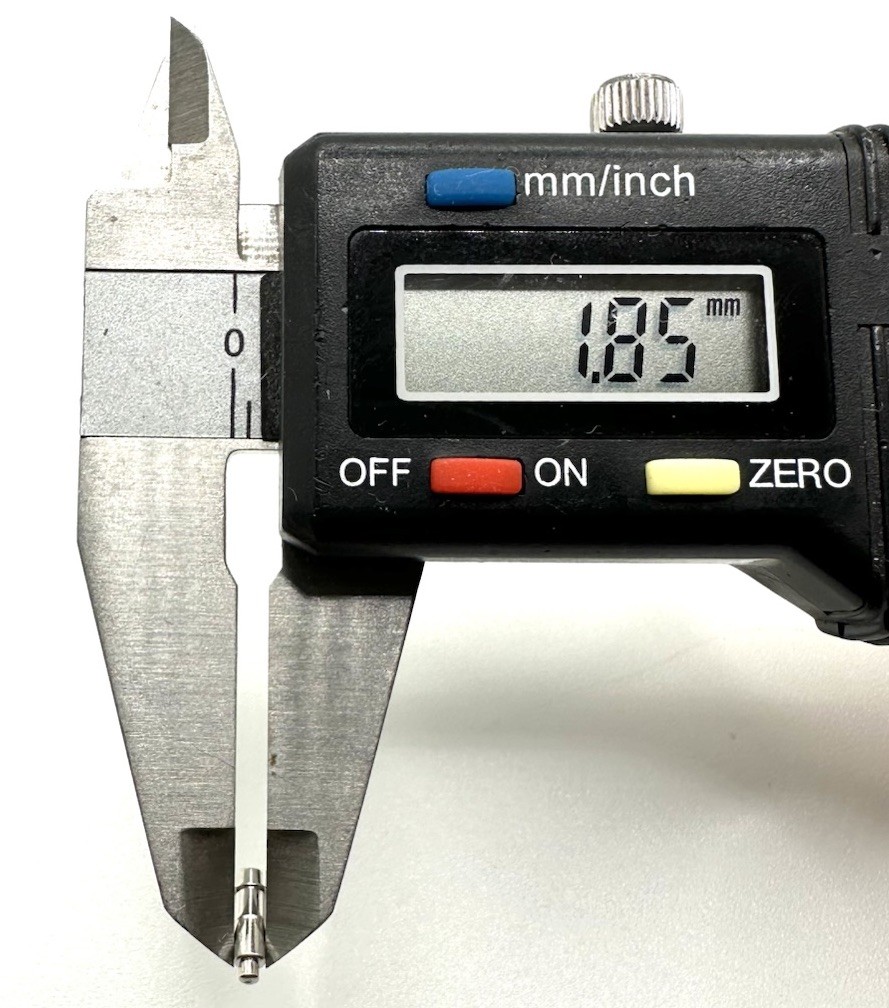 Preowned Genuine Mido Multifort Chronograph 2.4mm S/S Quick Set Push Button Part