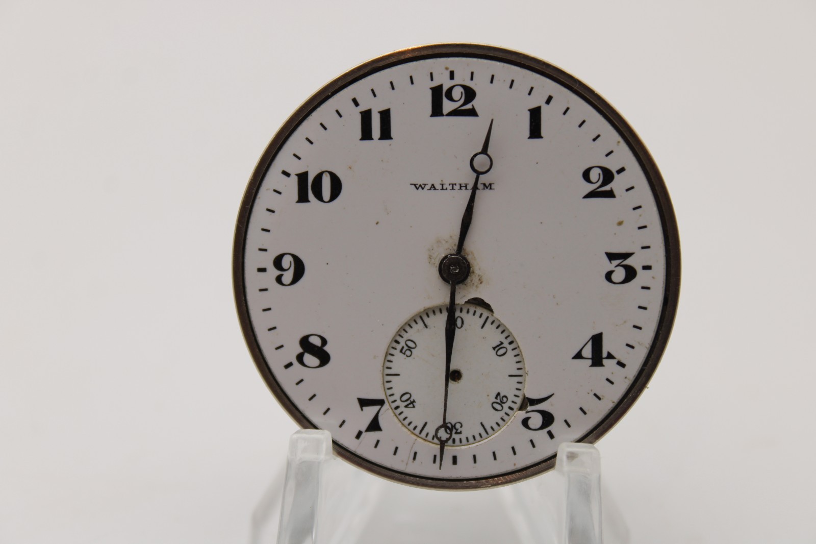 1917 WALTHAM POCKET WATCH MOVEMENT 21257848 GRADE: 210 12s 7j (F4D