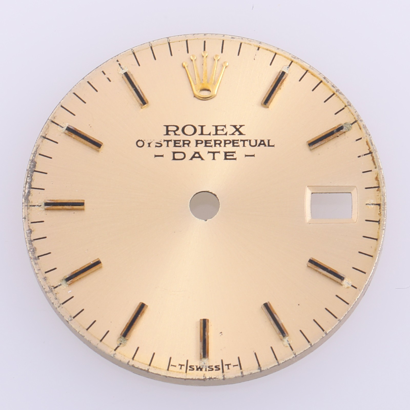 Rolex Lady Date 26mm Champagne Stick Dial T Swiss T 6917 69173 69178 #J40