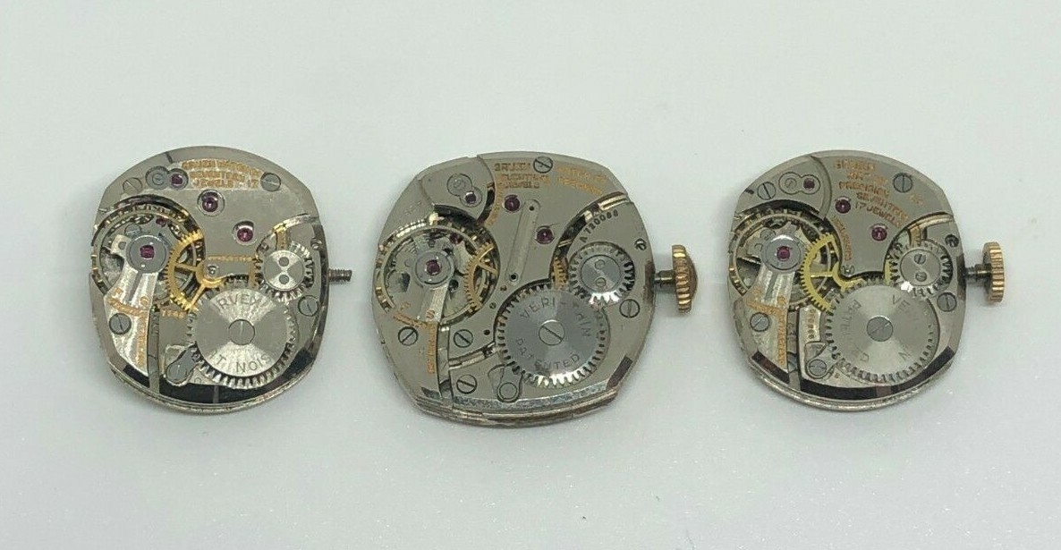 Gruen Veri-Thin 3 Movements 17 Jewels