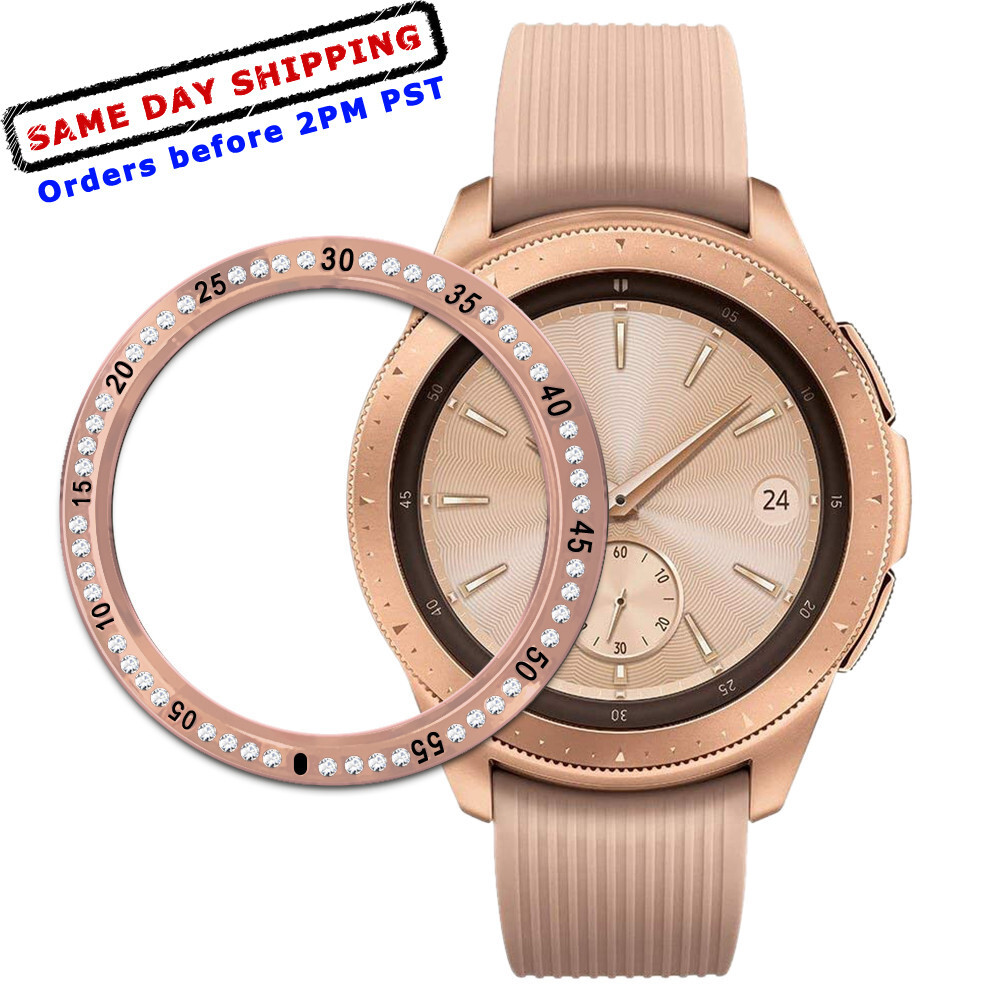 Crystal Bling Diamond Bezel Ring Cover for Samsung Galaxy Watch 42mm SM-R810N US
