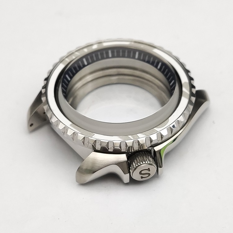 42mm Steel Watch Case Sapphire Glass Modifications for NH35/36/4R/7S Movement