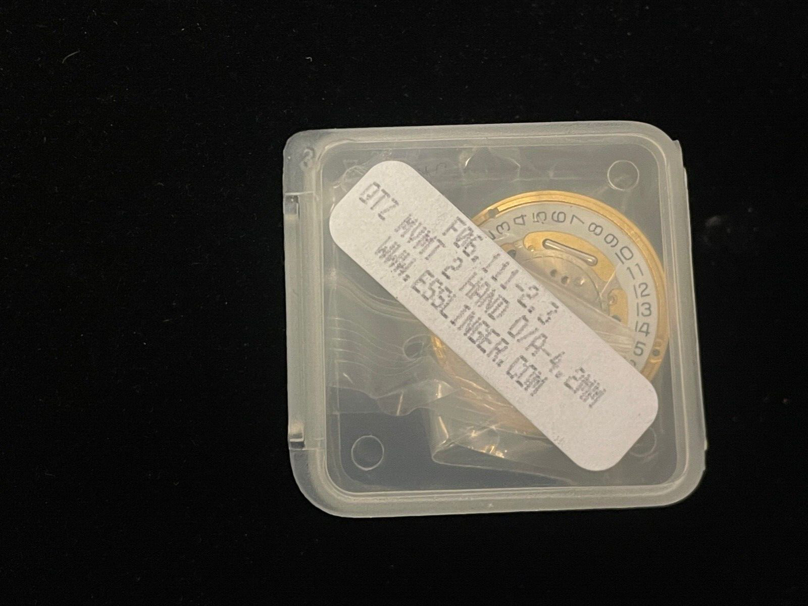 ETA® 2 Hand Quartz Watch Movement F06.111-2.3 Date At 3:00 Overall Height 4.2mm