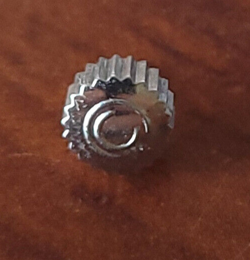 VINTAGE N.O.S. CERTINA STAINLESS STEEL CROWN ONLY, 6.0 x 3.6 x 1.33 tube