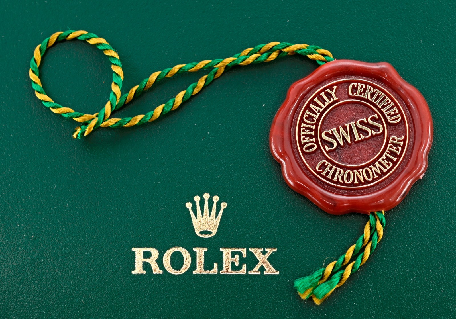 Genuine Rolex Vintage Early 1980’s Red Hang Tag with Big Crown and No Hologram!