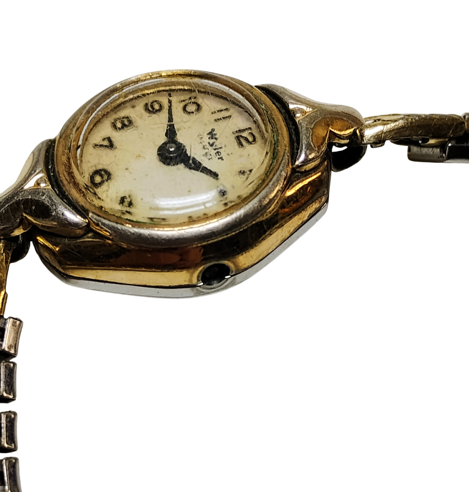 Vtg Wyler Incaflex Ladies Watch 17J Swiss WC 31 Movement 10K RGP Parts/Repair