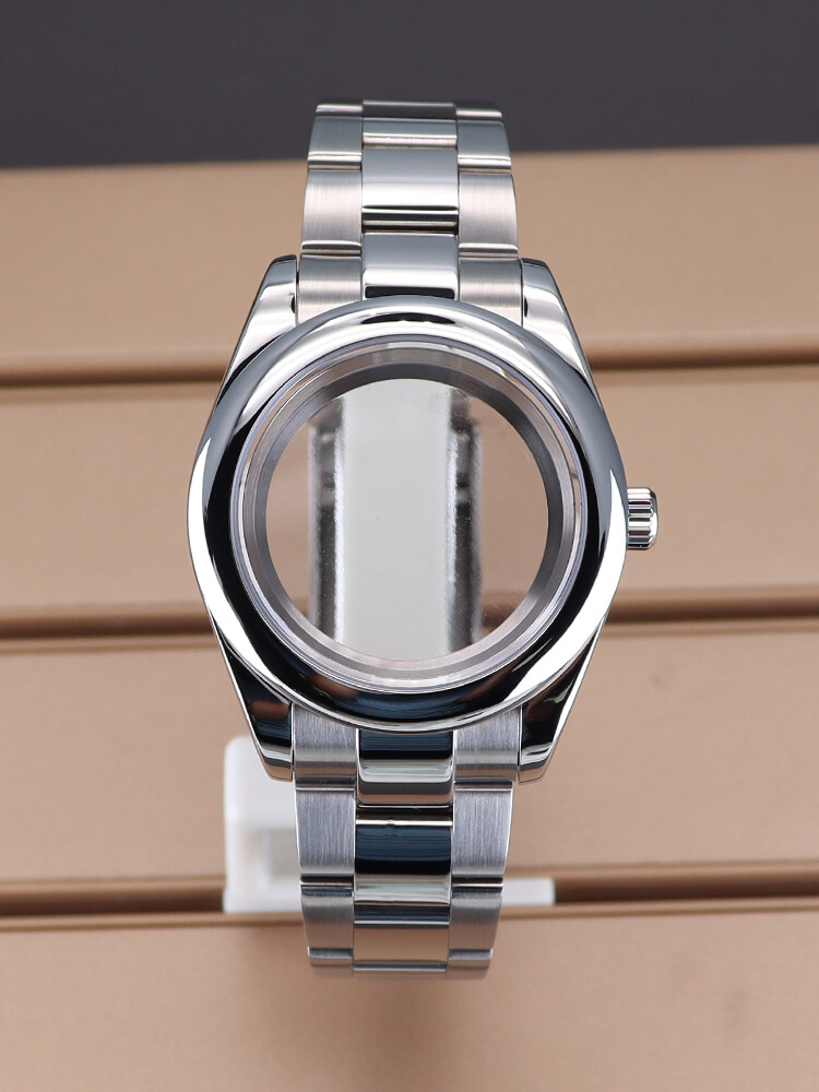 for NH35/36 8215 movement 36mm/39mm watch case oyster bracelet sapphire glass