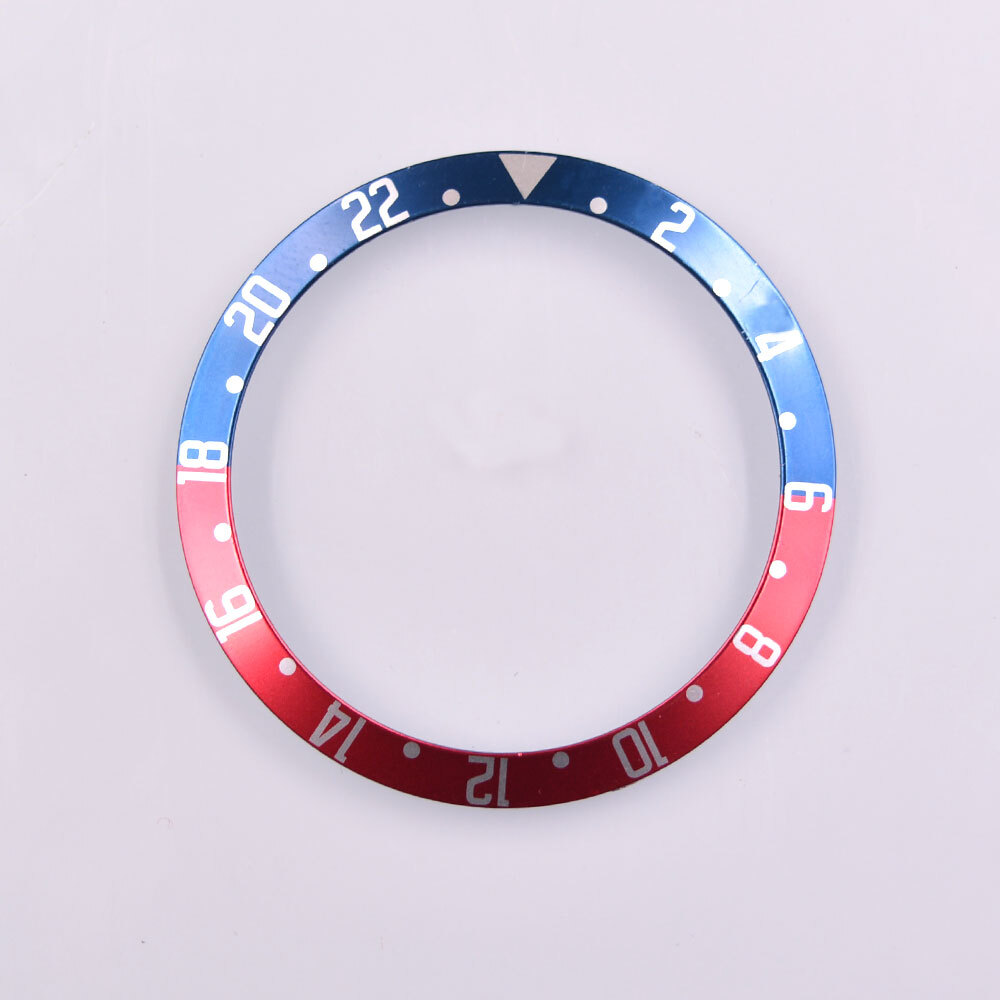 39.5mm Aluminium Diving Watch Bezel Insert Fit for Automatic SUB/GMT Watch
