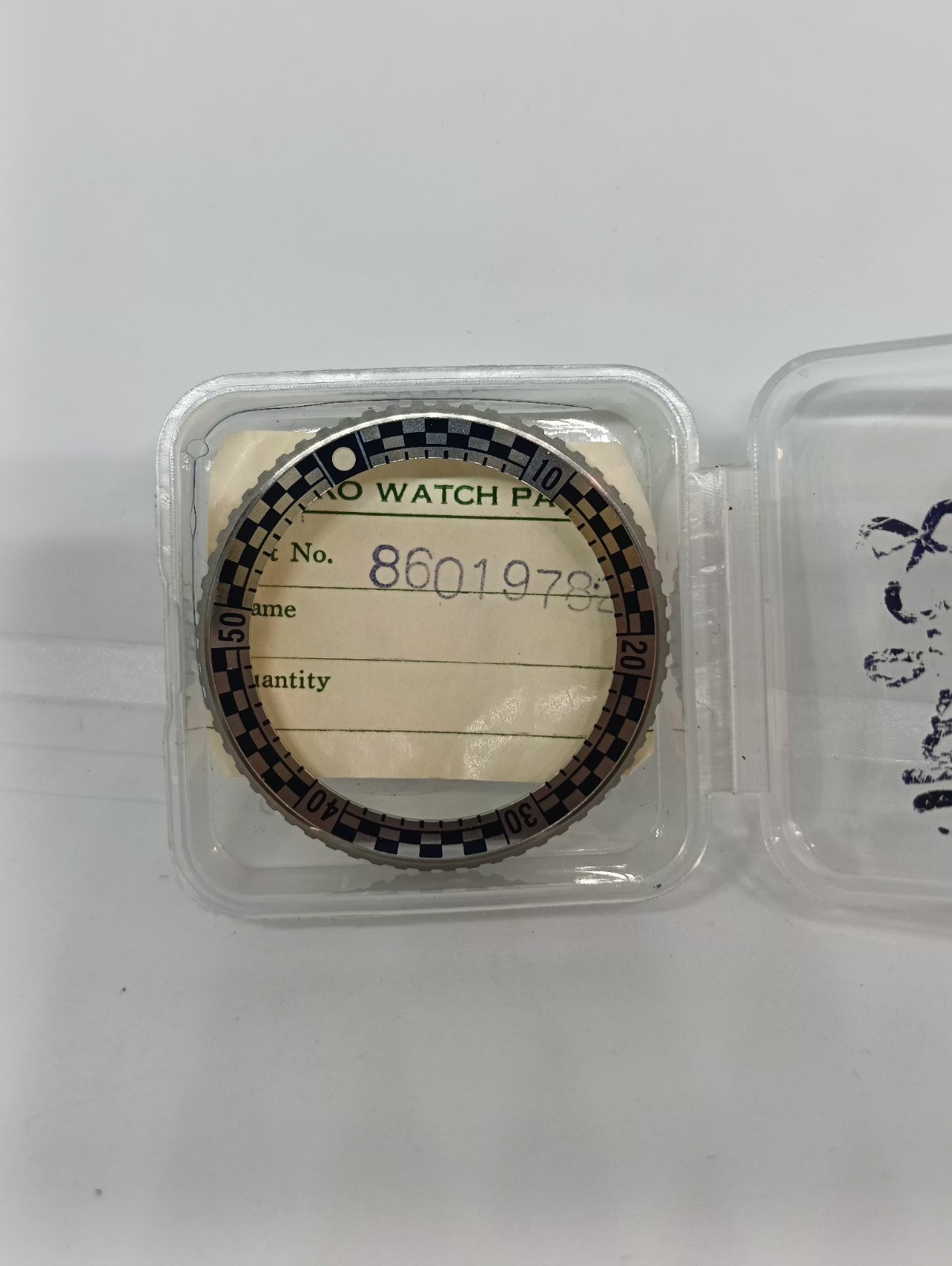 Seiko Rally Bezel 6106-7117/7119 Original With Dark Blue Color Insert