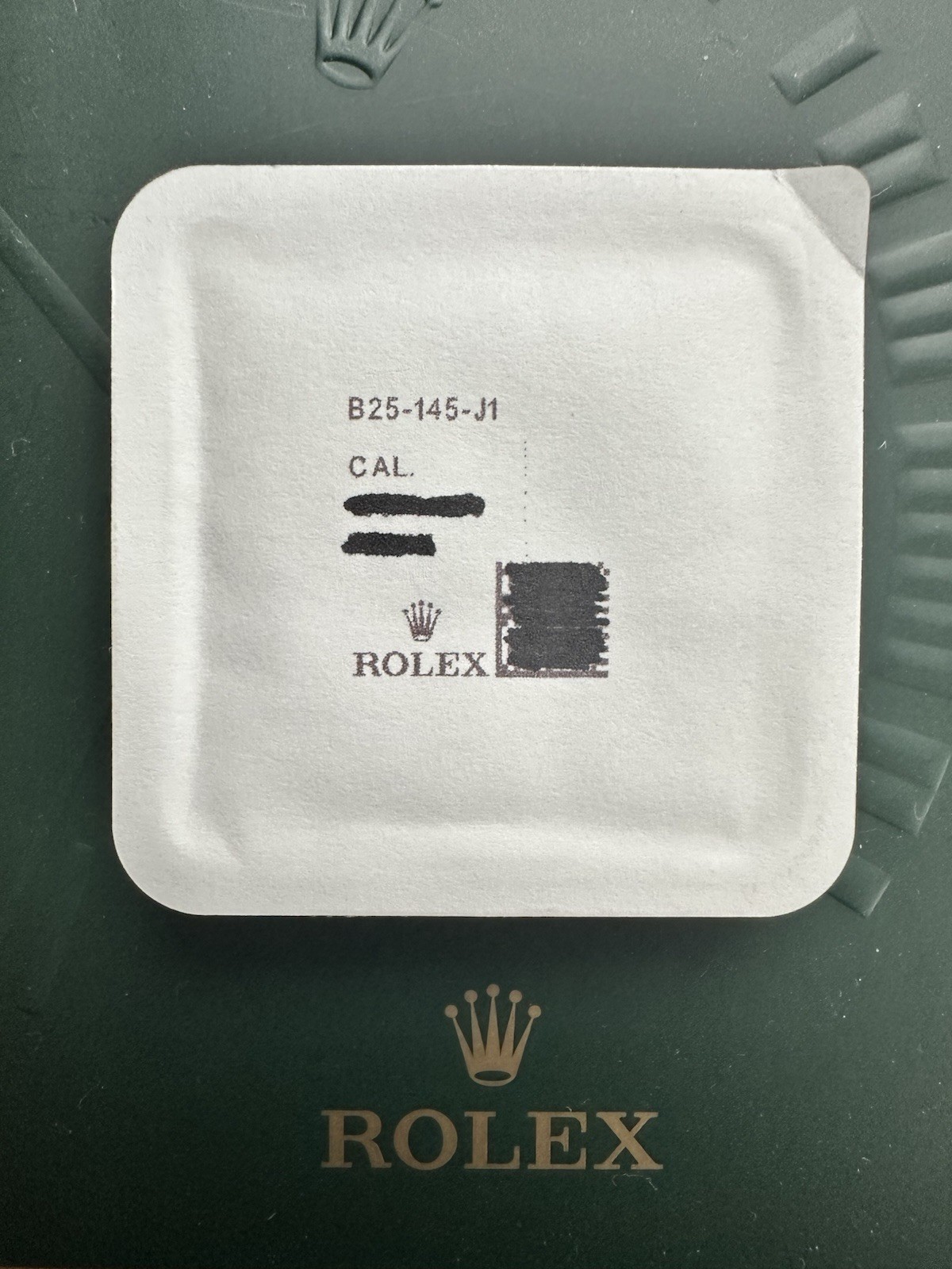 Genuine Rolex 25-145 Plexi Crystal New