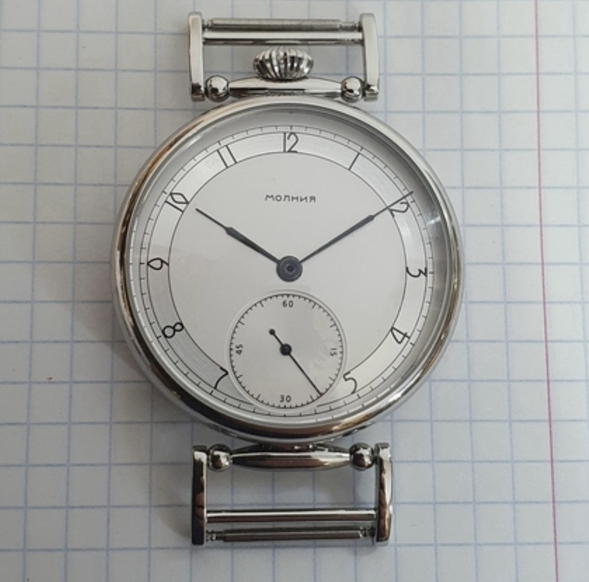 Molnija Marriage Watch Parts Set – Case Dial Hands – No Movement – Aftermarket