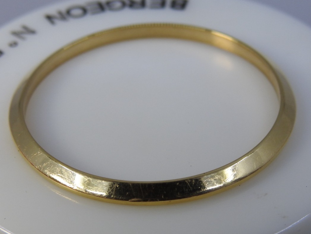 Genuine Rolex 18k Smooth Bezel for 36MM Datejust 16203 5.2G