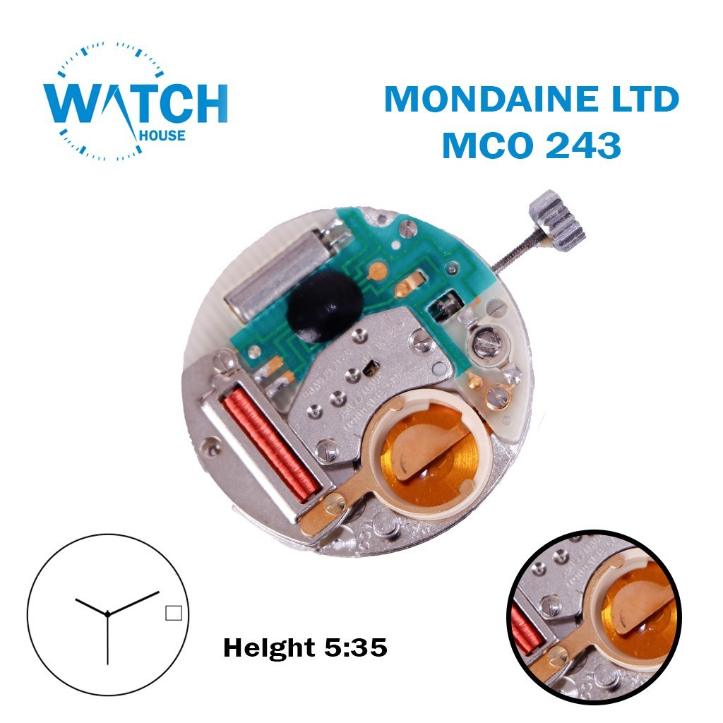 MONDAINE LTD – MCO 243 – SWISS MADE – QUARTZ – Ø 26 MM – NOS