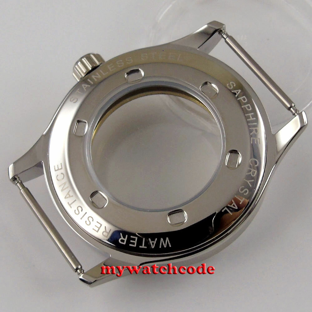 42mm 316L solid steel Watch Case fit Miyota 8215 2813 NH35 NH36 (case+dial+hand)