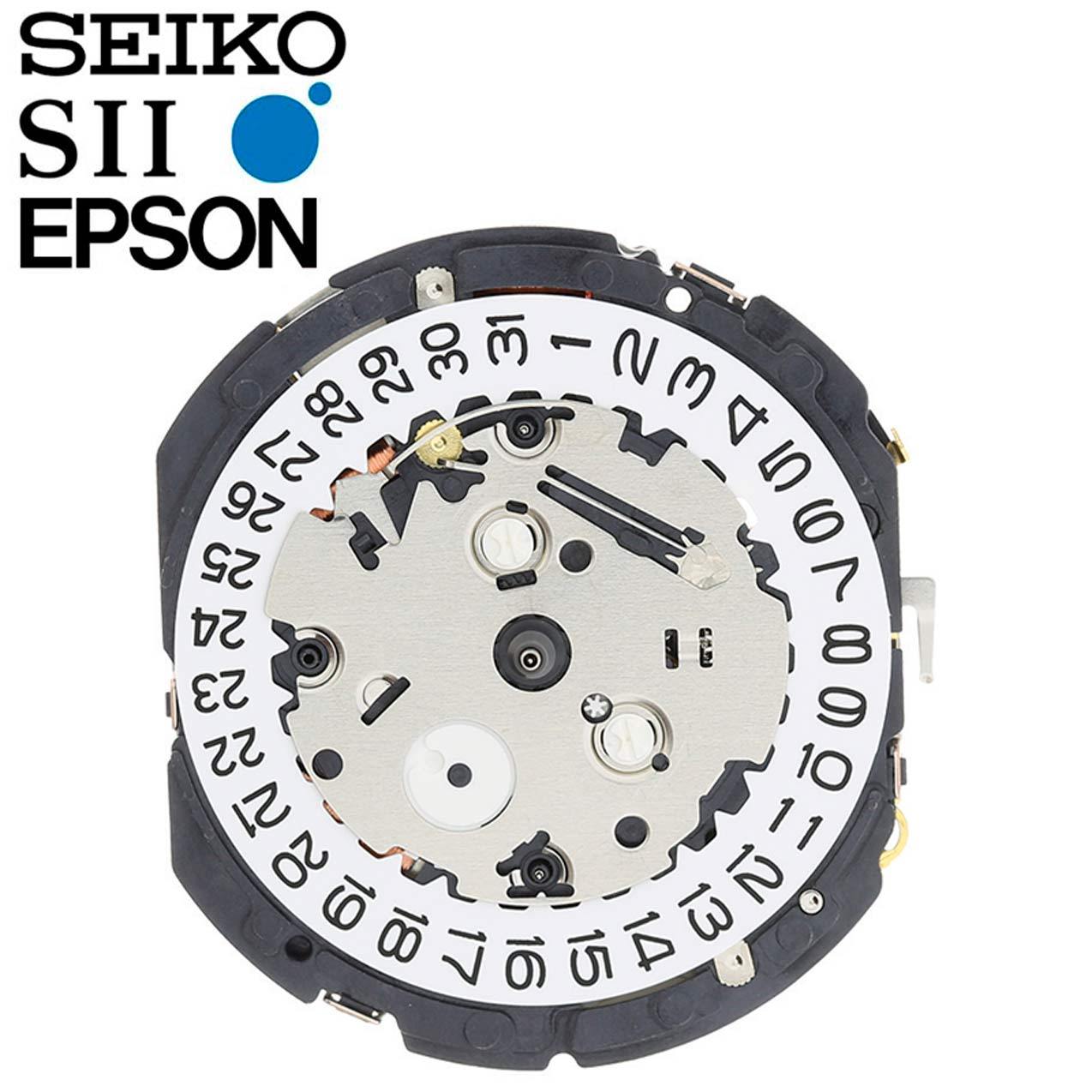 New Japan SII / TMI / Epson YM91 Watch Movement, 12 Ligne, 3 Hands, Date at 3