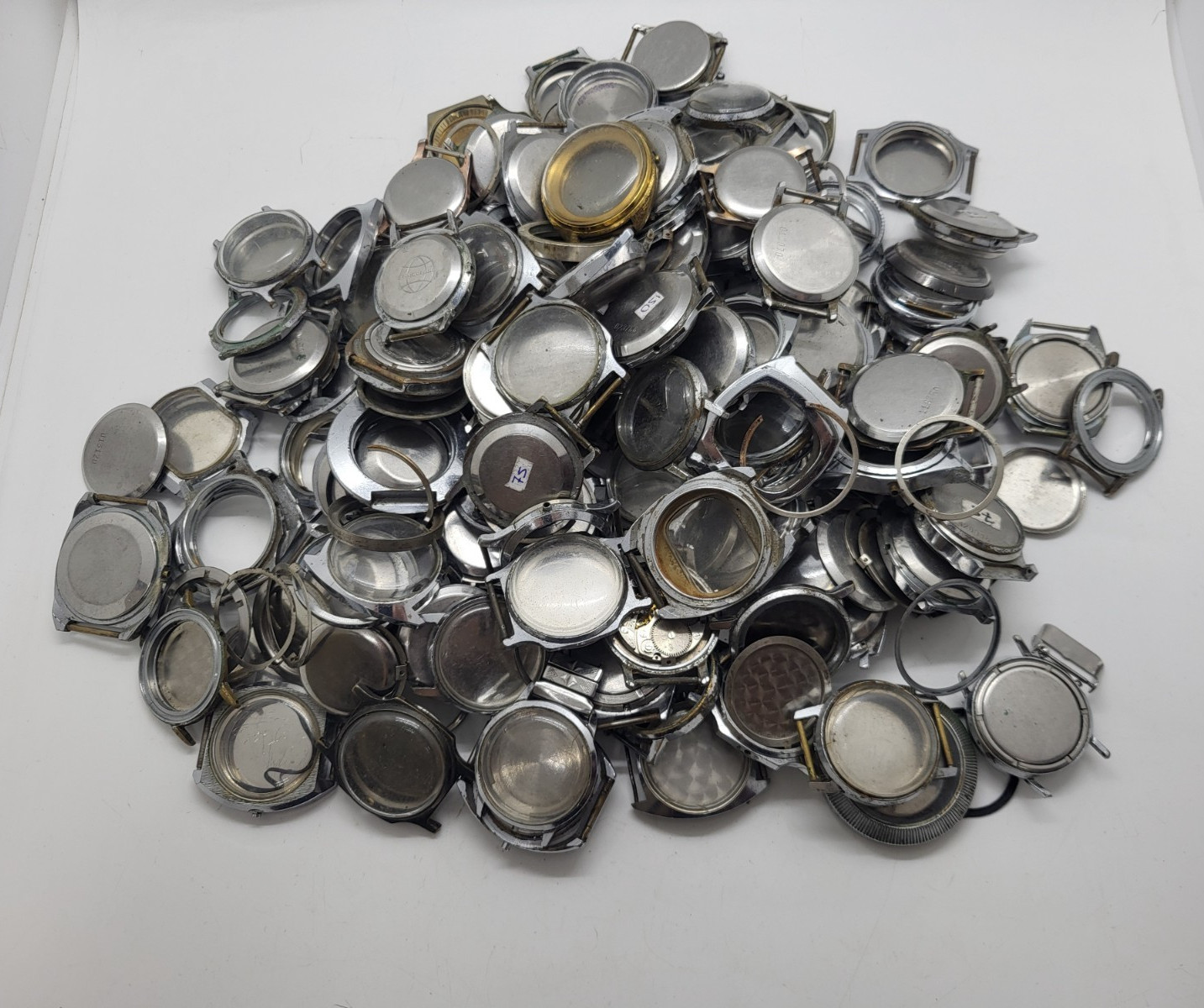 Vintage cases for Soviet Raketa Pobeda Zim watches, various, for spare parts and