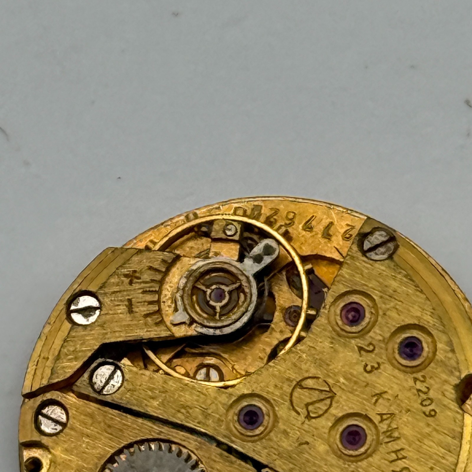 Luch 2209 Watch Movement Soviet Ultra Thin 23 Kamhr Vintage Parts Repair 22.5mm
