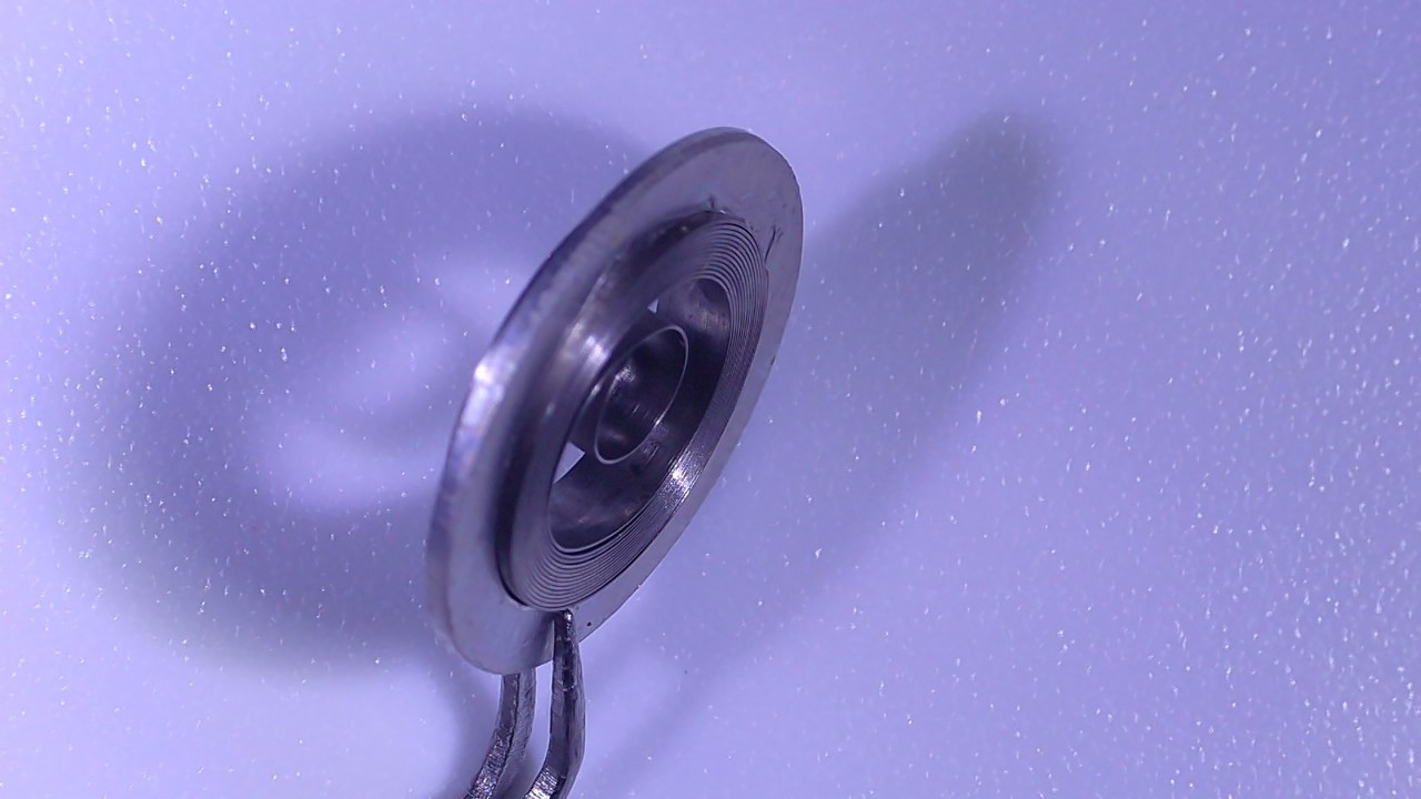 Barrel Spring Watch No. 150F27 Ø 7.5 Height 1.5 Thickness 0.075 Length 270 Mm