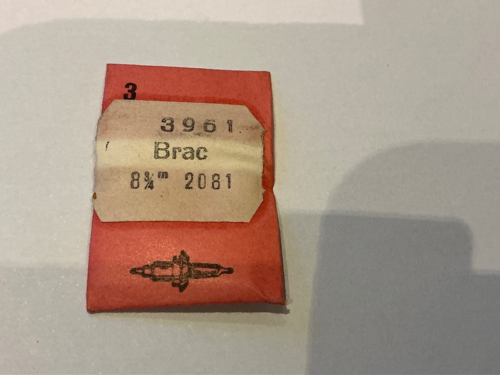 NOS watchmakers Brac 8 3/4” 2081 balance staff Swiss made DCN X3 staffs