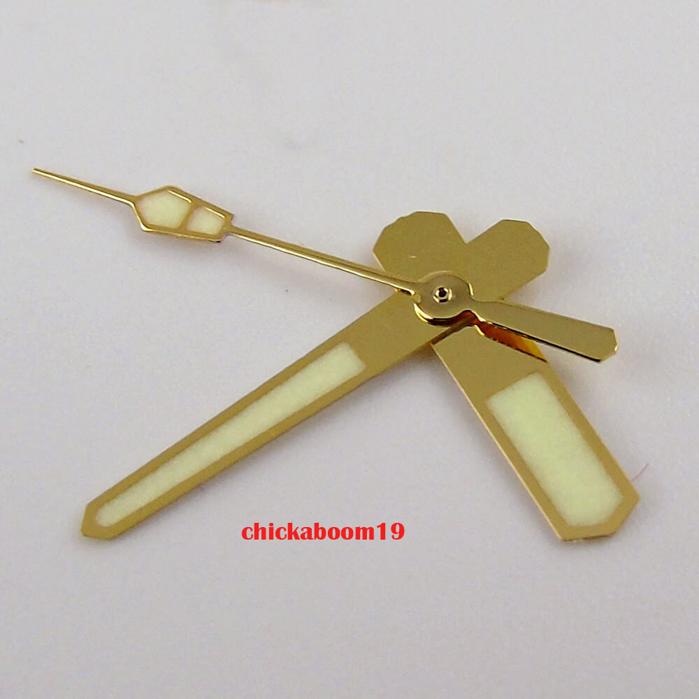 Hot Accessories Luminous Yellow Gold Watch Hands fit NH35 NH35A NH36 movement