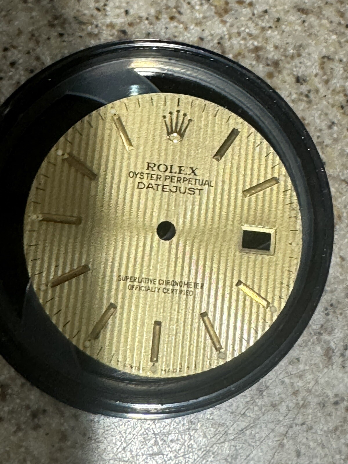 Rolex 16013 16233 Datejust Champagne Tapestry Dial