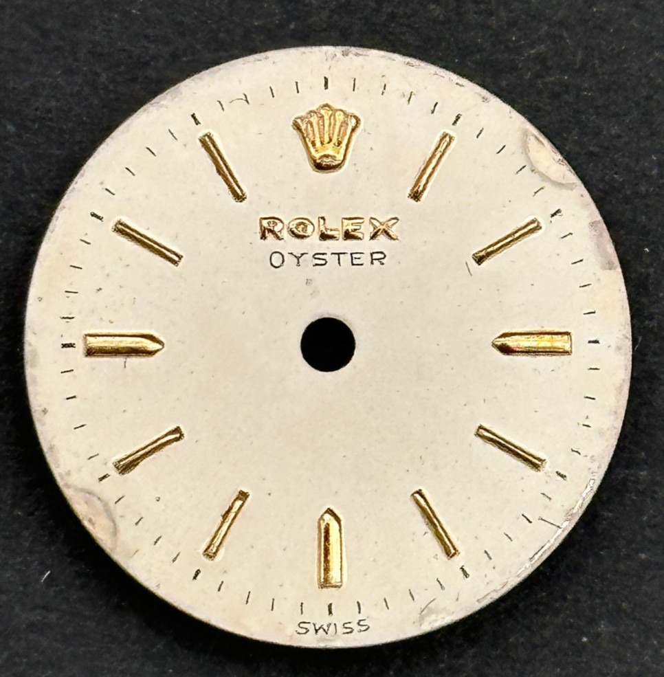 Vintage Rolex Oyster Precision Ladies Watch Dial For 6410 No Date