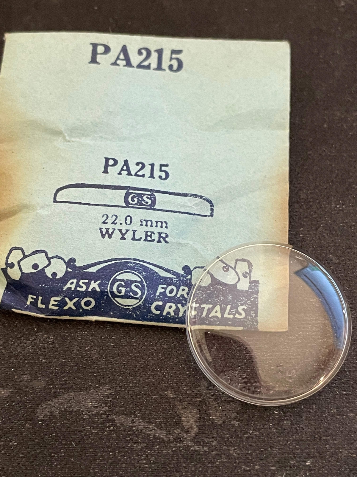 GS PA215 Wrist Watch Crystal 22.0mm for Wyler – New