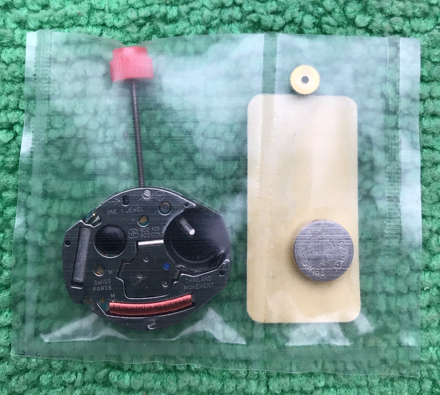 NEW Genuine ESA/ETA 902.105 Movement With Stem, ss