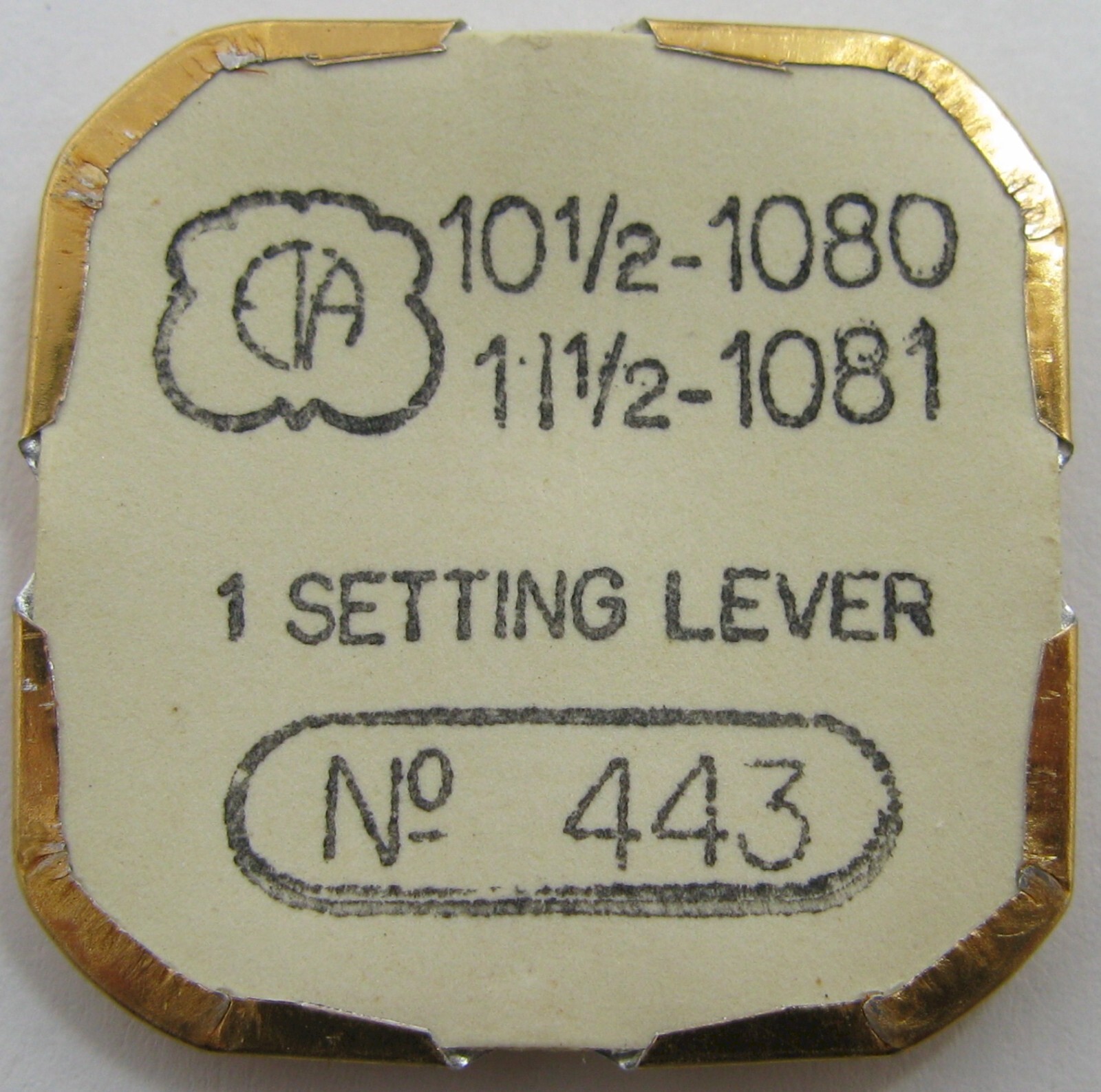 ETA 1080 1081 1152 1156 1180, … watch movement part 443 detent