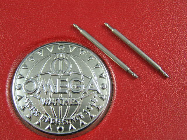 2x SPRING BARS FOR OMEGA SPEEDMASTER SEAMASTER PLANET OCEAN WATCH 18 20 22mm
