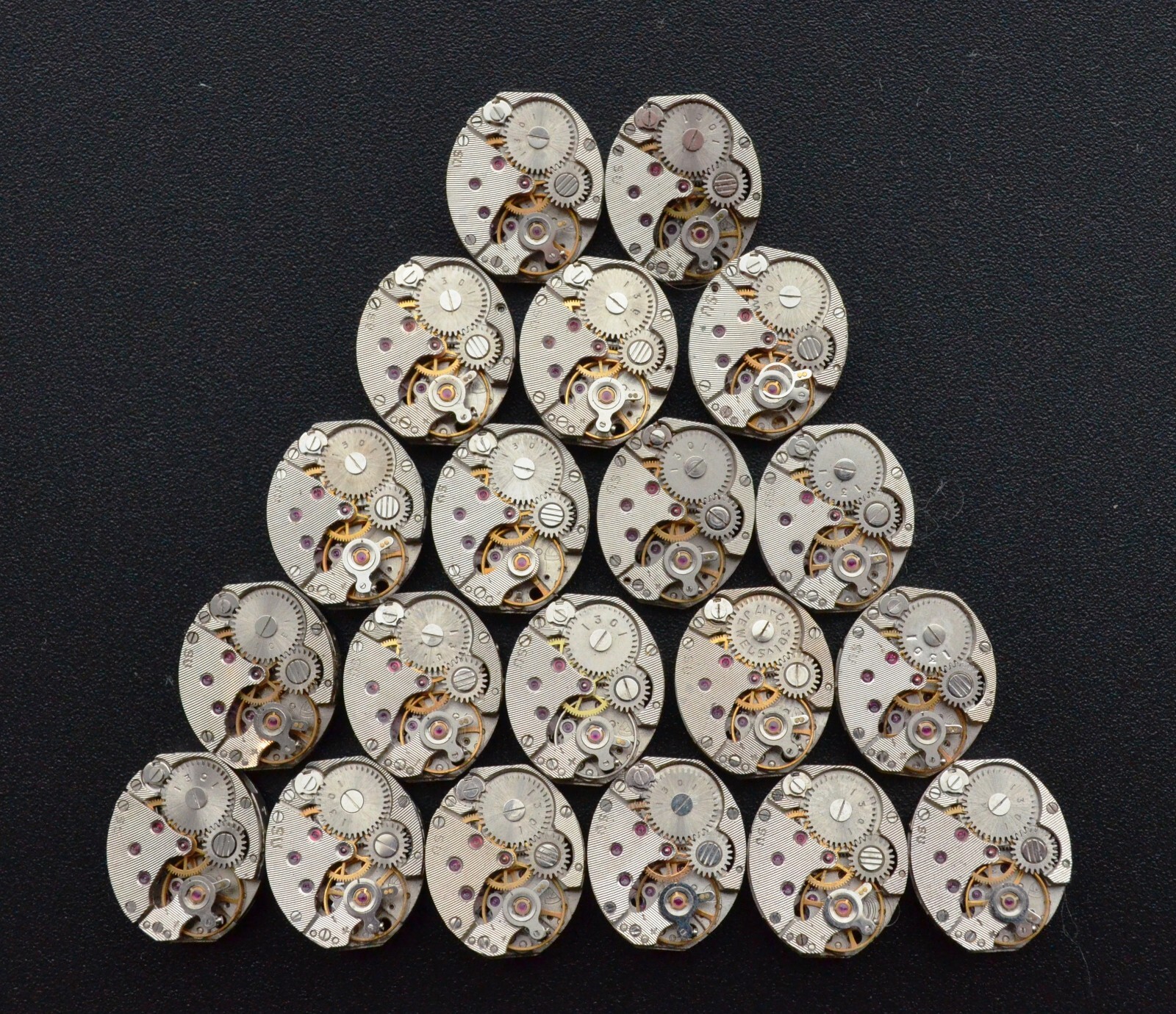 Lot 69 ladies watch OVAL movements Chaika 16×13 mm Steampunk Art parts repair
