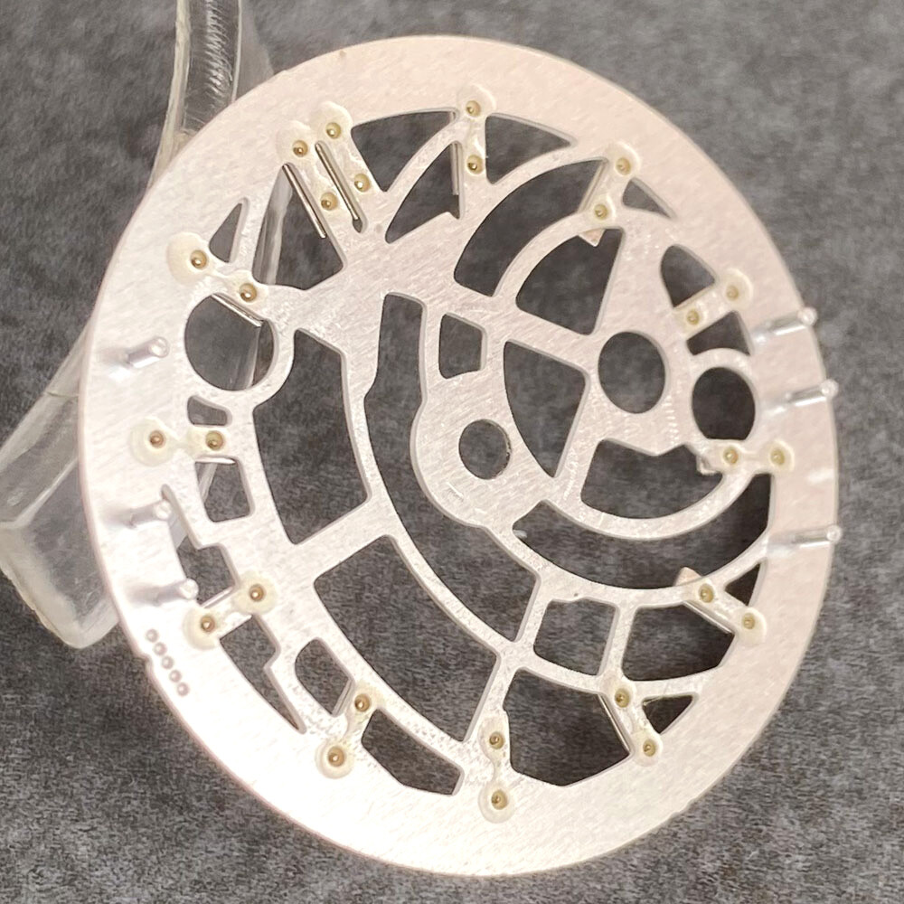Black Silver 29mm Watch Dial fit NH35 NH38 NH70 NH71 NH72 Movement Skeleton Part