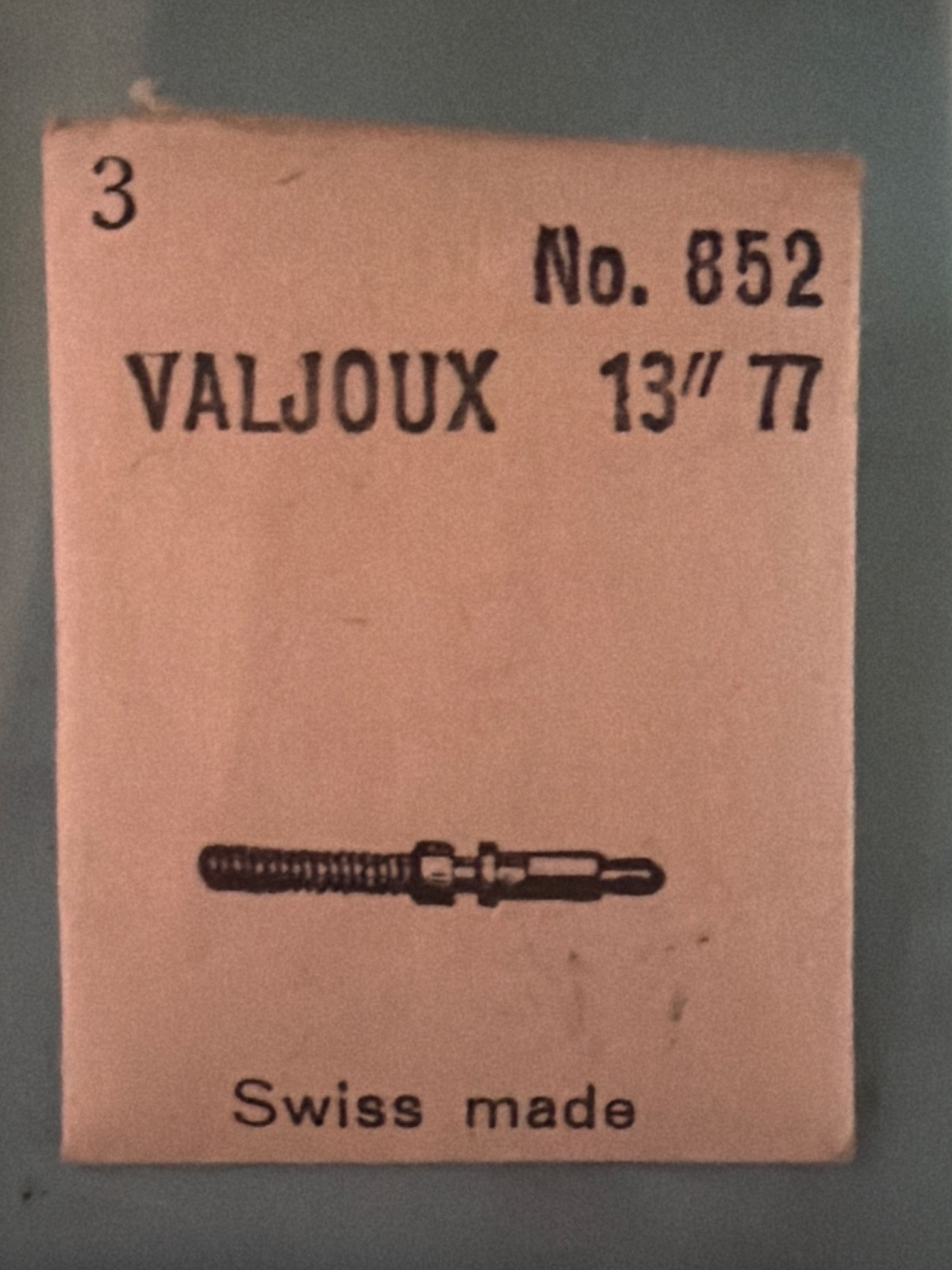 Winding Stem Various Calibers NOS (1) Stem OMEGA – PUW – VALJOUX – PESEUX – MIDO