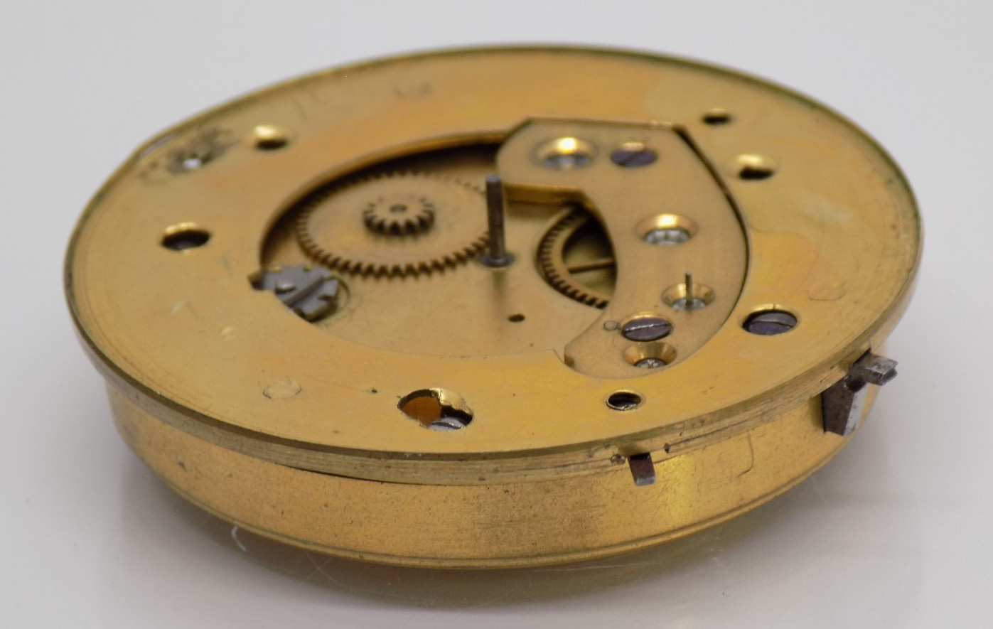 1805-1855 Joseph Johnson Verge Fusee Liverpool Pocket Watch Movement Part Key +