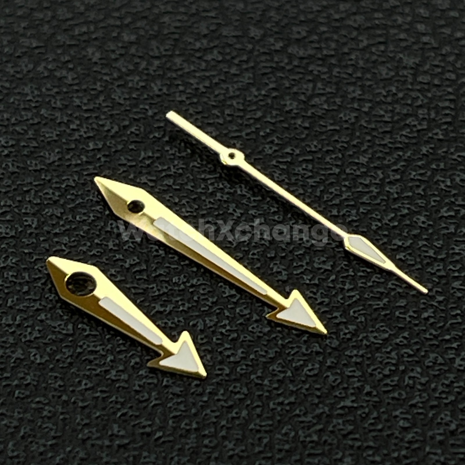 Gold & White Arrow Watch Hands For Seiko NH34 NH35 4R35 NH36 4R36 7S36