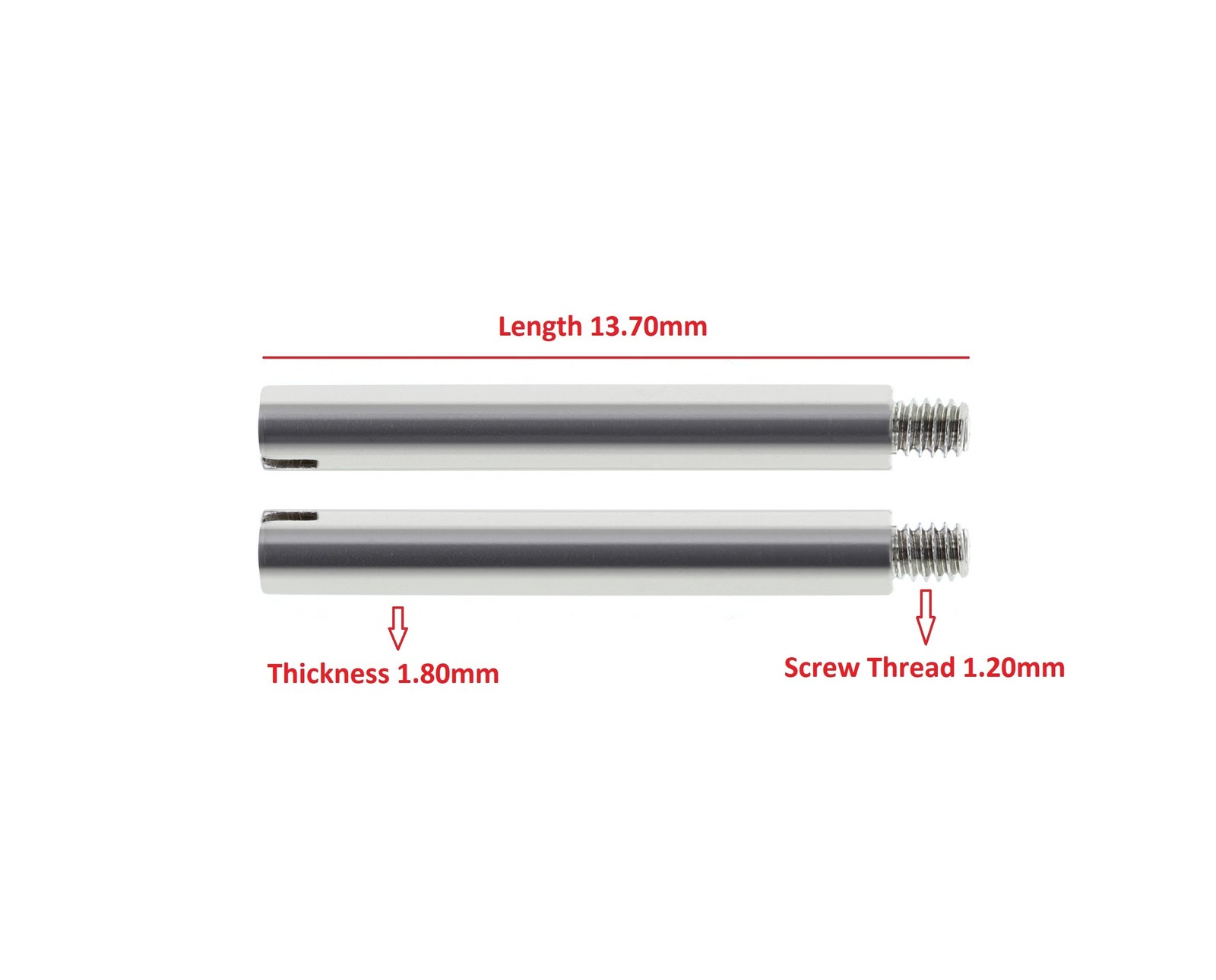 2 – 15.20MM SCREW PIN FOR ROLEX SUBMARINER GMT DATEJUST OYSTER WATCH BAND LINK