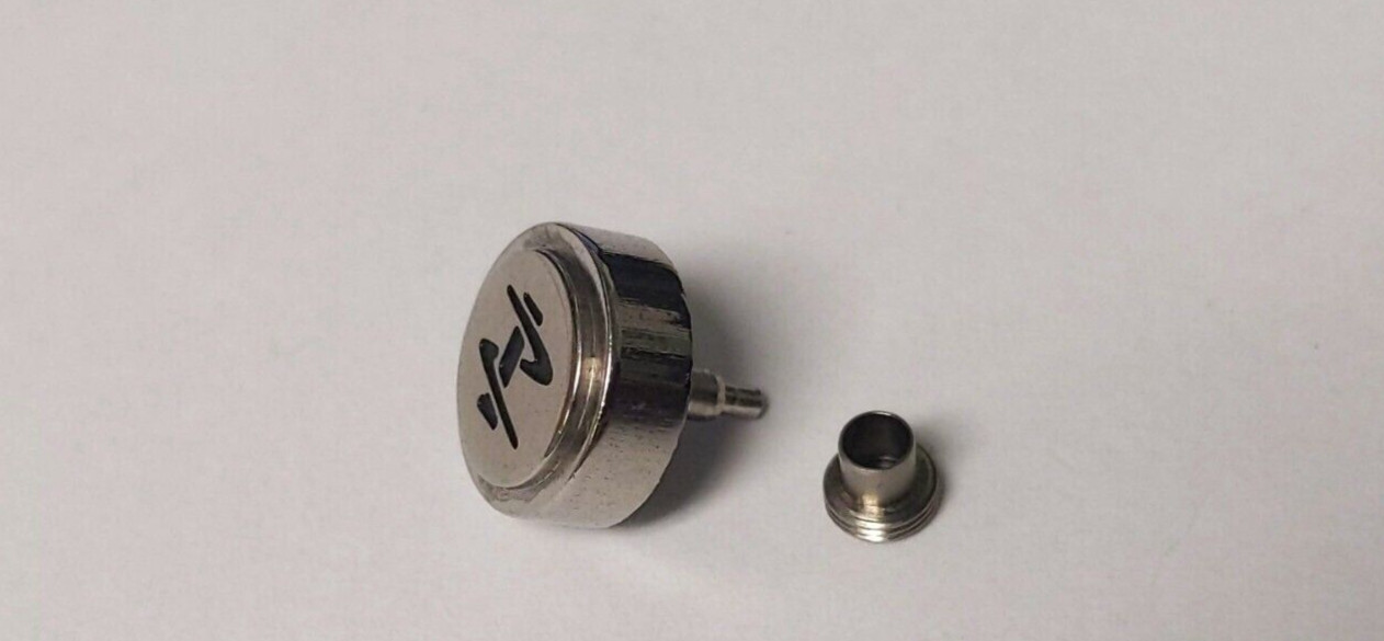 Invicta CROWN Silver Color 10mm SCREWDOWN TYPE with tube black logo new #I2 ROUN