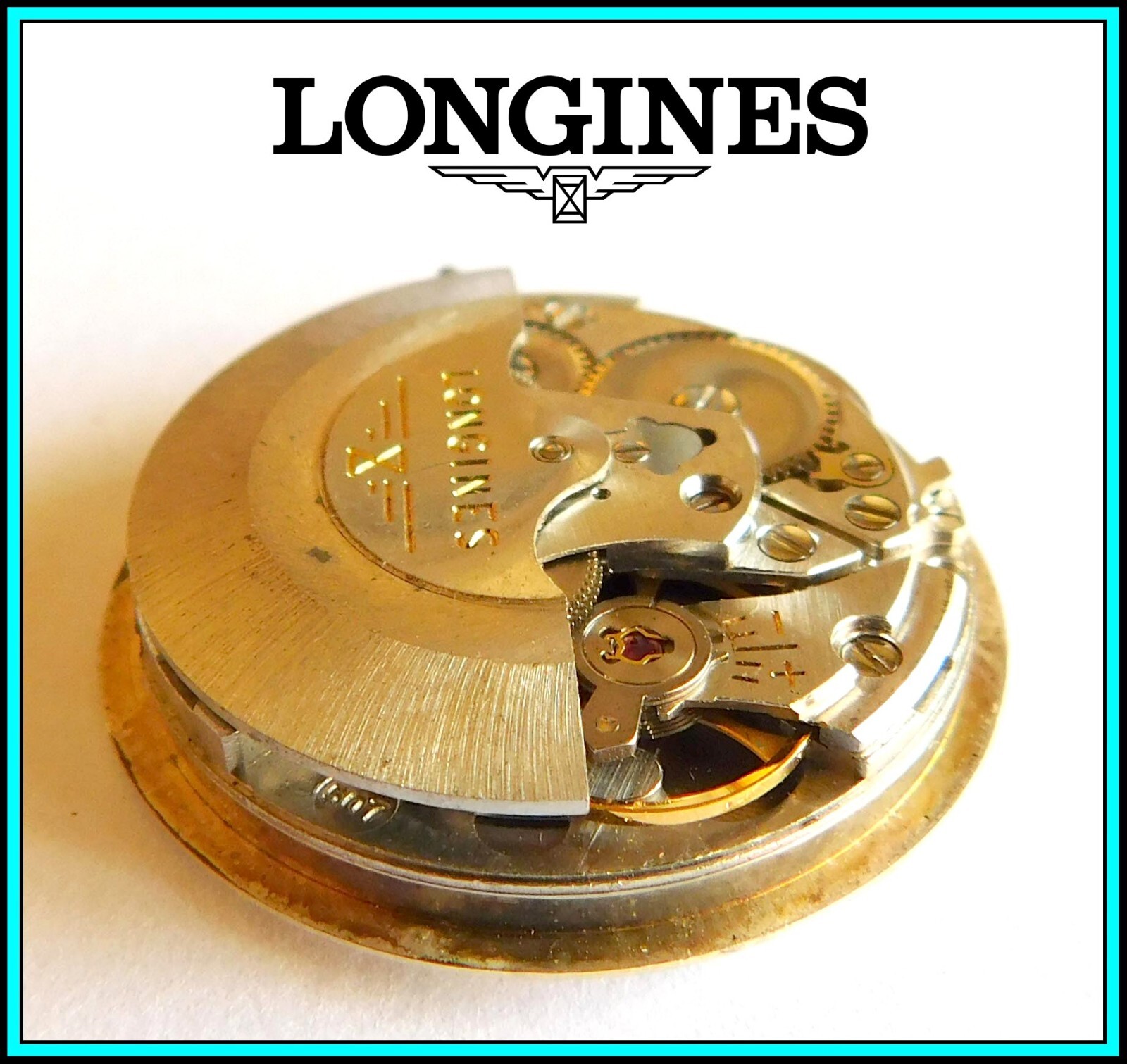 LONGINES ADMIRAL AUTOMATIC Watch, Cal. 507 Day-Date 17 Jewels – WORKING