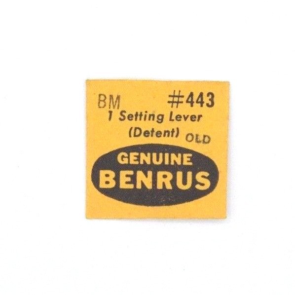 Benrus BM Setting Lever Detent Part Number 443