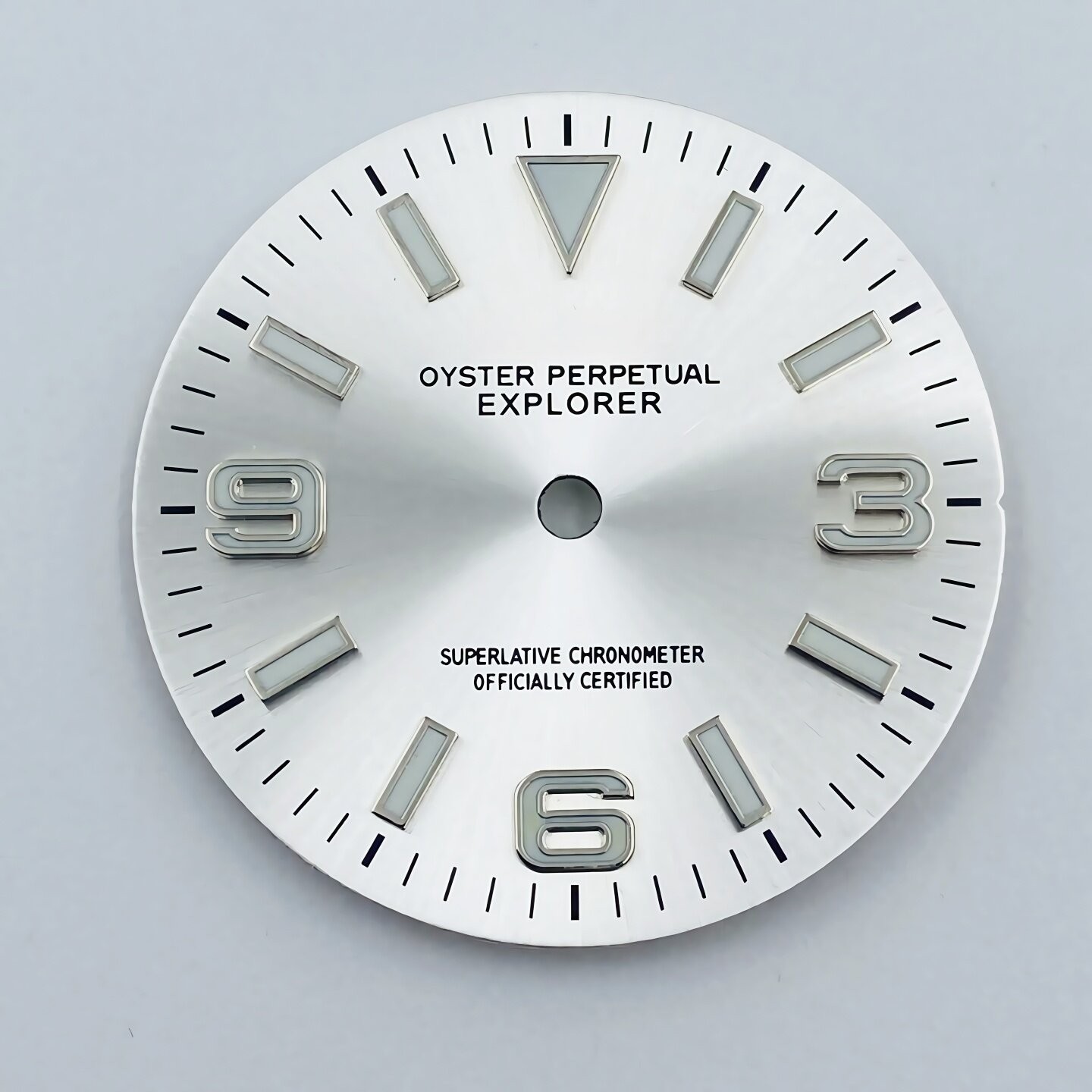 28.5mm Sun patterns Watch Dial Green Luminous for Nh35 Nh36 4R Movement parts