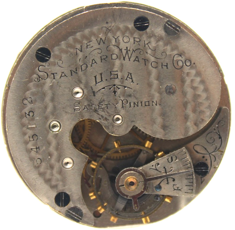 1894 NEW YORK STANDARD POCKET WATCH MOVEMENT 545132 GRADE: 44 6s 7j (SF3)